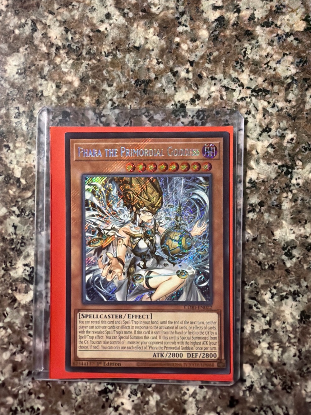 Yu-Gi-Oh! Pharaoh the Primordial Goddess - Secret Rare - Chaos Origins